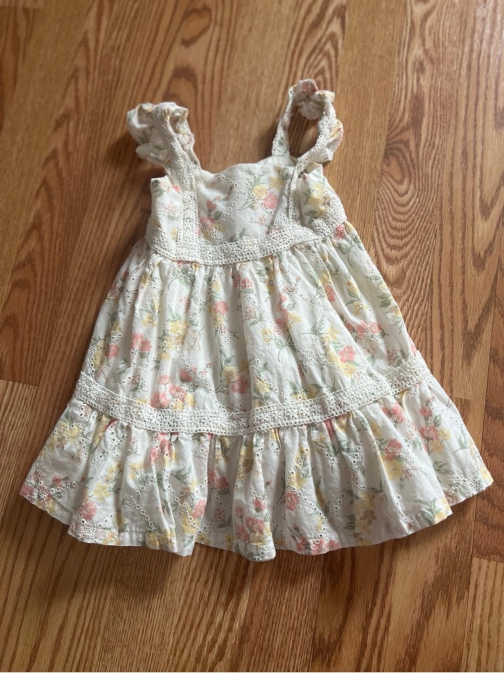 Haute Hippie White Floral Baby Dress -